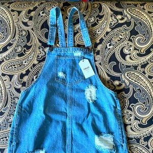 Cello jean overall dress